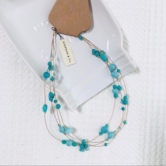 Stephen & Co Jewelry - 🔴Stephen & Co | Turquoise & Gold Layered Necklace